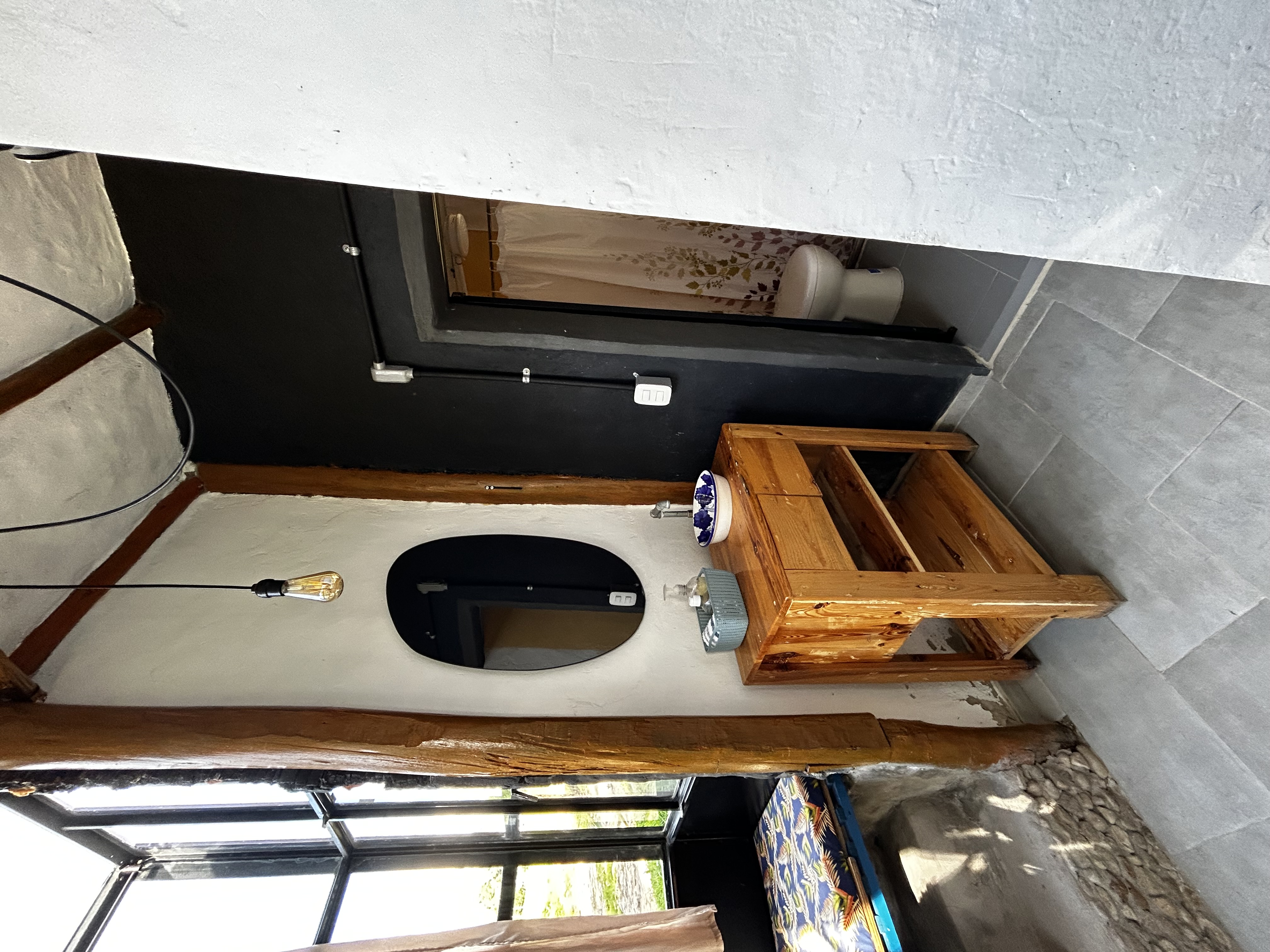 Cabaña de Río — baño